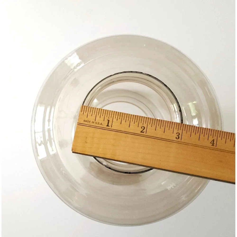 Vintage Smoked Glass Lamp‎ Shade 3